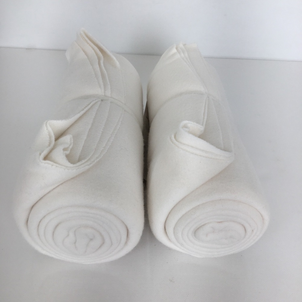 IKEA Thorgun Blanket White NEW Bundle of 2  Soft Cozy Fleece Throw Blankets NWT - Picture 11 of 15